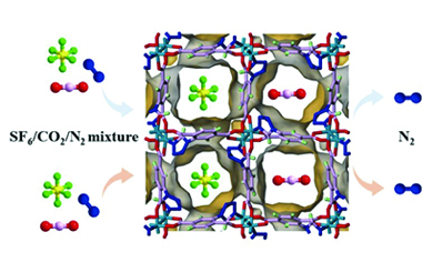 Robust microporous MOF with polarity-complementary pores for selective SF6 and CO2 capture 2026.101033